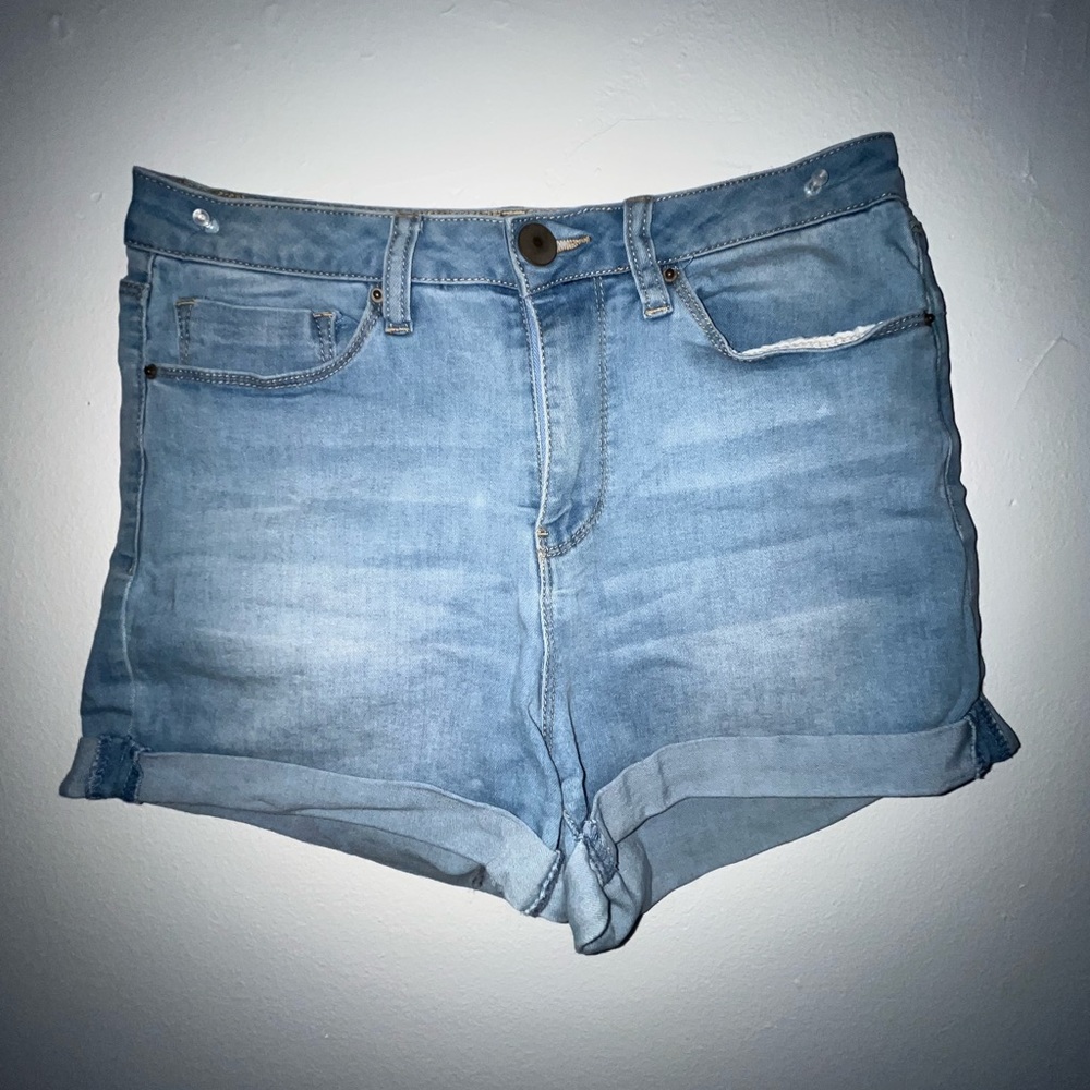 Light Blue Denim Shorts